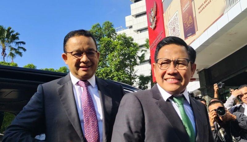 Begini Detik-Detik Anies-Muhaimin dan Ganjar-Mahfud Tiba di MK