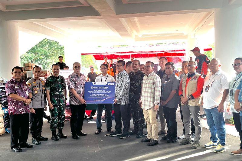 Bank Indonesia Serahkan Bantuan Sosial kepada Warga Terdampak Erupsi Gunung Ruang