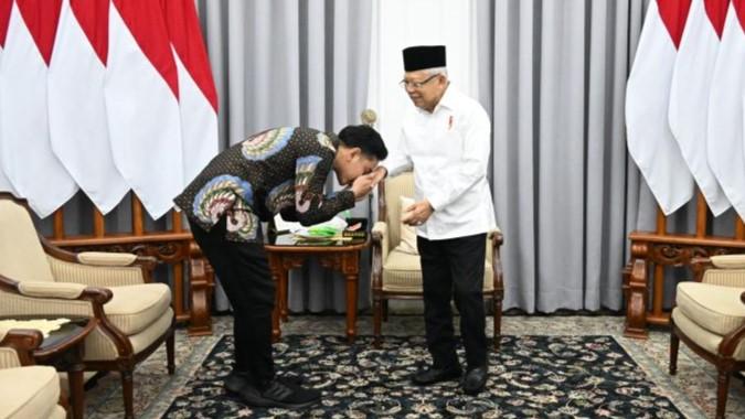 Sambangi Ma'ruf Amin, Gibran Diberikan Wejangan soal Tugas Wapres