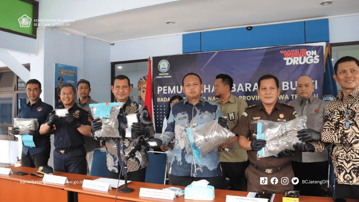 Bea Cukai dan BNN Kompak Tekan Peredaran Gelap Narkotika di Wilayah Jateng