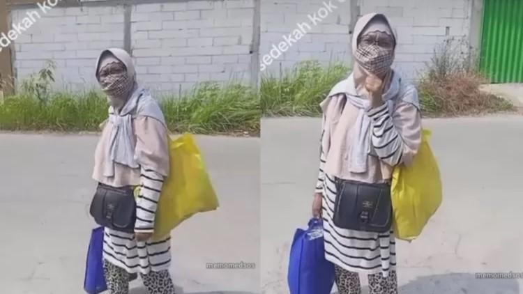 Emak-emak Viral Maksa Sedekah Muncul di Bogor, Langsung Diamankan Dinsos dan Satpol PP