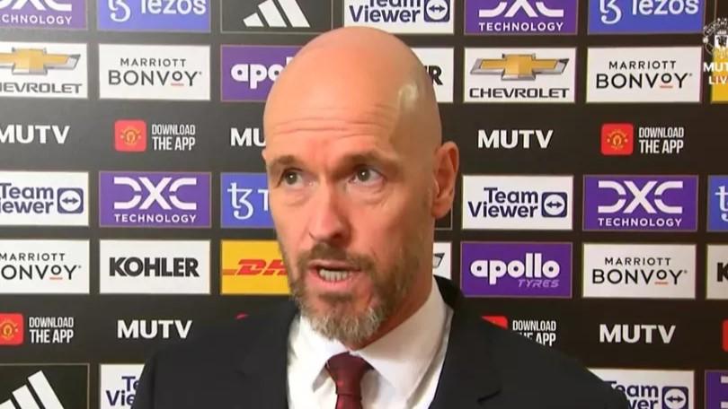 Ditahan Imbang Burnley, Erik ten Hag Minta Maaf