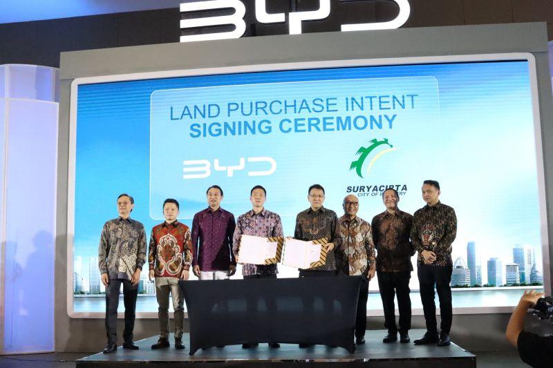 Di Subang Smartpolitan, BYD Jadi Tenant Terbesar Pertama Manufaktur Kendaraan Listrik