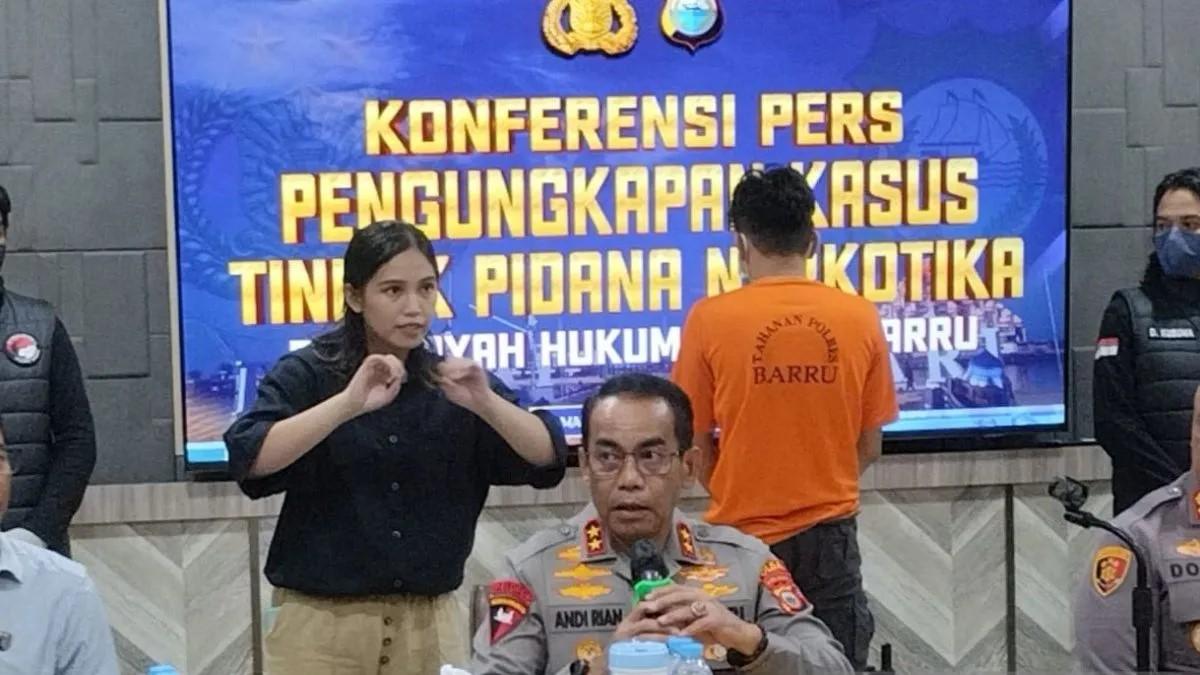 Peredaran Narkoba Senilai Rp46 Miliar Digagalkan Polda Sulsel