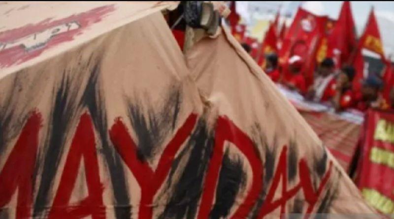 Aksi May Day di Jakarta, Ribuan Buruh Karawang Bergabung