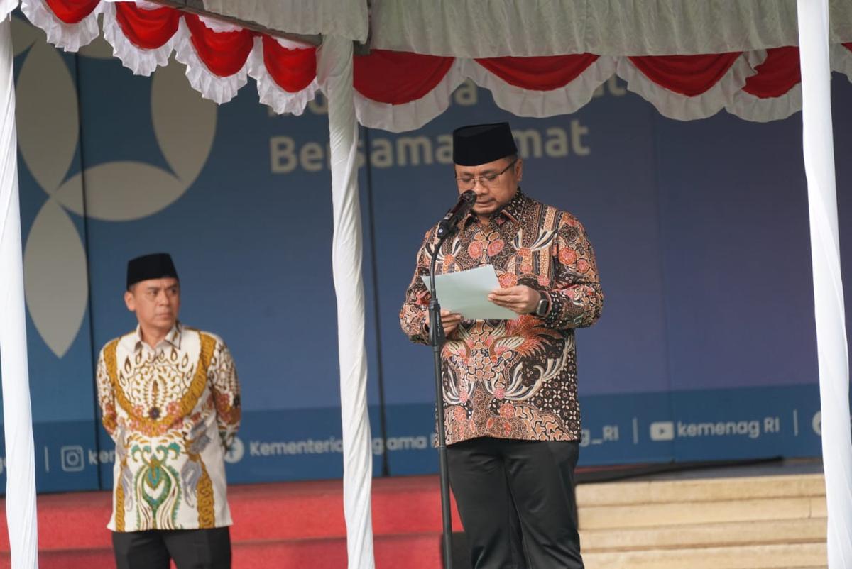 Hardiknas 2024, Menag: Merdeka Belajar Memanusiakan Manusia Amanah Konstitusi