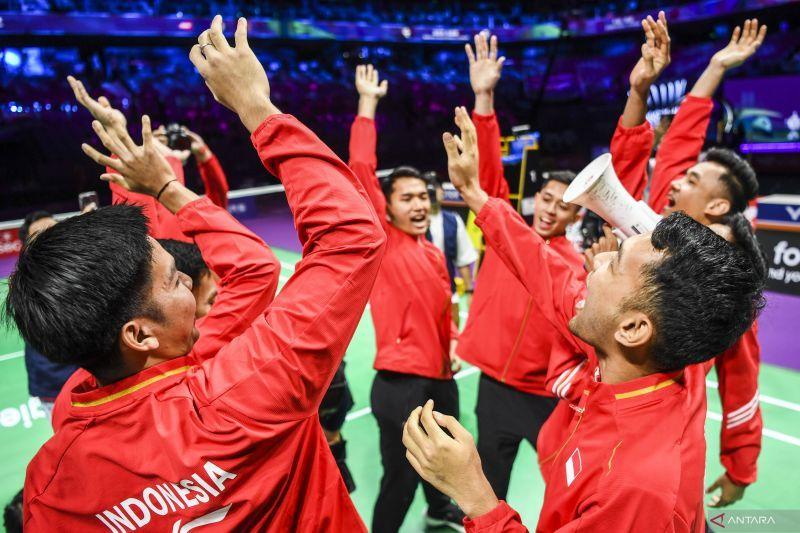 Pasangan 'Gado-Gado' Fajar/Daniel Pastikan Indonesia Maju ke Semifinal Thomas Cup 2024