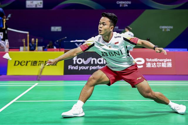 Piala Thomas: Ginting Bawa Indonesia Unggul atas Korsel 1-0