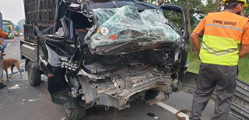 Kecelakaan di Tol Jakarta-Tangerang KM 19 Arah Tomang, 6 Mobil Terlibat