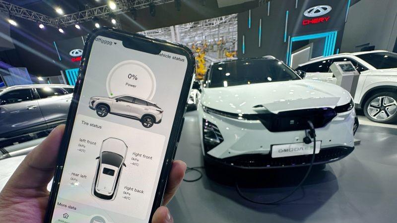 Chery Pamerkan Fitur Car Link O Terhubung dengan Omoda di PEVS 2024