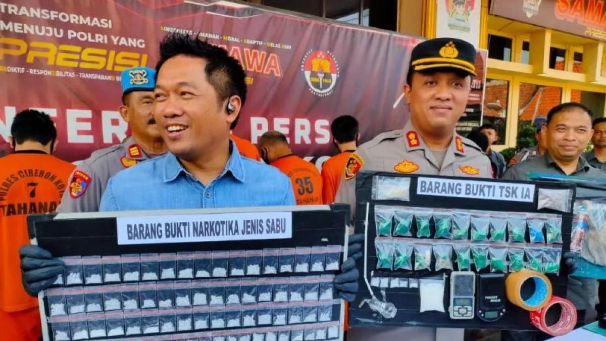 Polisi Bongkar Modus Baru Pengedaran Sabu dalam Batu Semen di Cirebon