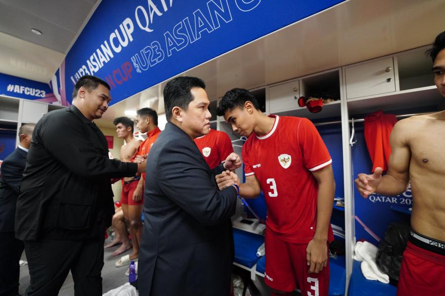 Bangganya Erick Thohir Atas Perjuangan Garuda Muda
