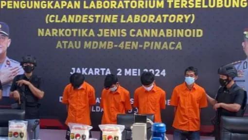 Terungkap! Rumah di Sentul jadi Lab Terselubung Synthetic Cannabinoid