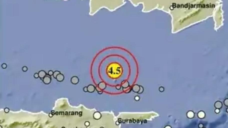 Tuban Jatim Diguncang Gempa M 4,5