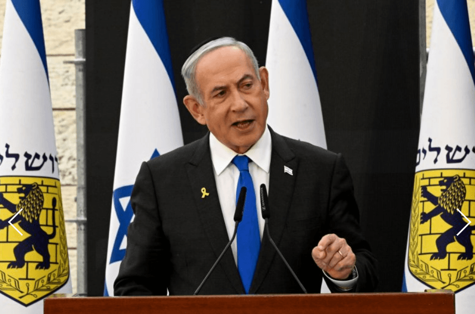 PM Israel Benjamin Netanyahu dan Anggota Kabinetnya Pimpin Acara Memorial Day di Tengah Protes