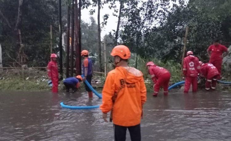 4 Kecamatan di Kota Sukabumi Terendam Banjir Akibat Hujan dari Sore hingga Malam