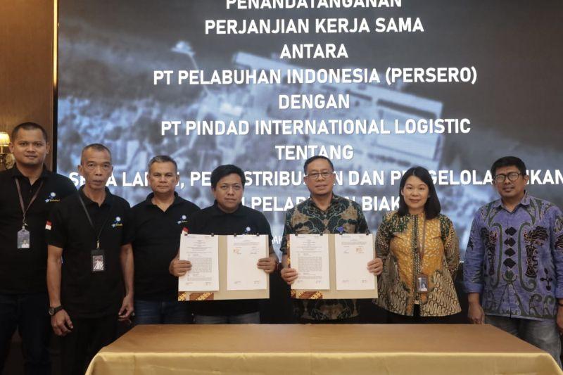 Pelindo dan Pindad Jalin Kerja Sama Pendistribusian Ikan di Biak
