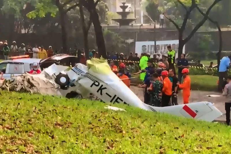 Kemenhub Sebut Ada Engineer Hingga Penerbang dalam Pesawat Jatuh di BSD Tangsel