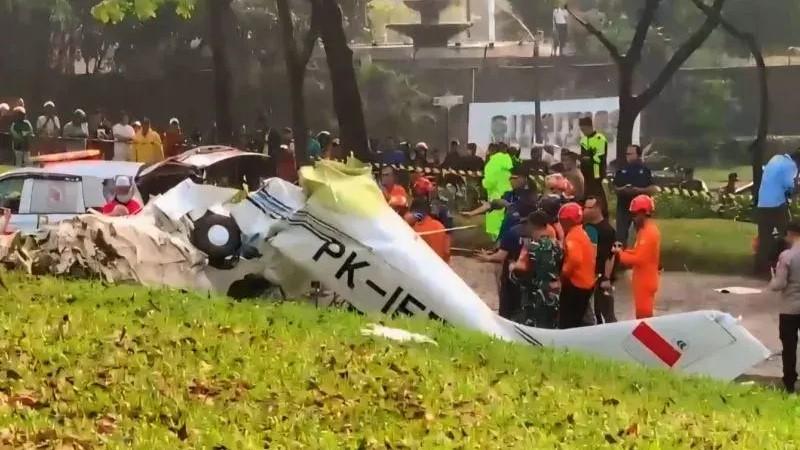Ini Rute Pesawat Latih PK-IFP Sebelum Jatuh di BSD
