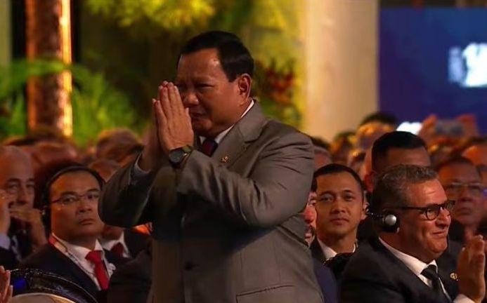 Jokowi Perkenalkan Prabowo sebagai Presiden Terpilih RI di Hadapan Delegasi WWF