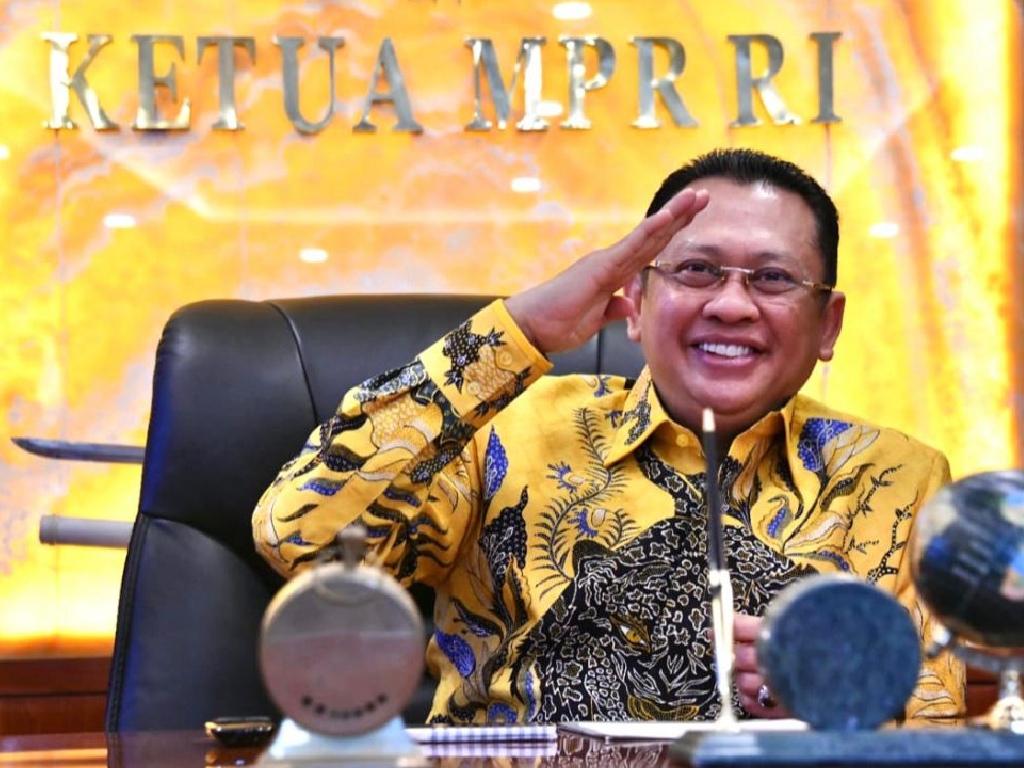 Temui Try Sutrisno, Bamsoet Kembali Serukan Amandemen UUD 1945