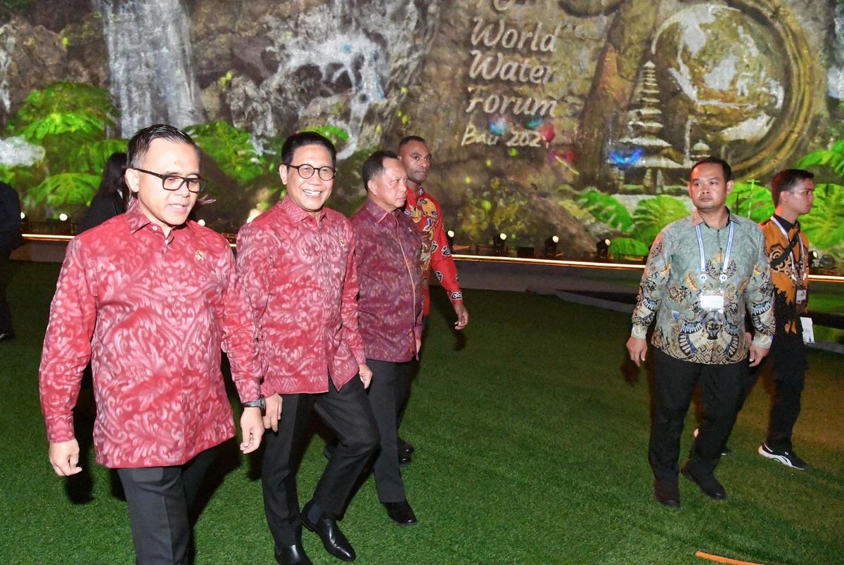 Gus Halim Dampingi Jokowi Jamu Pemimpin dan Delegasi KTT WWF Ke-10 di Bali