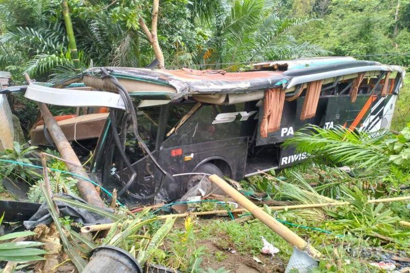Tragedi Study Tour Terjadi Lagi! Bus Rombongan Asal Pesisir Barat Kecelakaan Masuk Jurang di Tanggamus Lampung