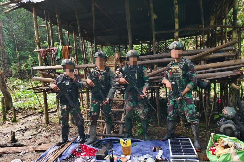 Usai Kontak Tembak, TNI Temukan Markas OPM di Hutan Maybrat Papua