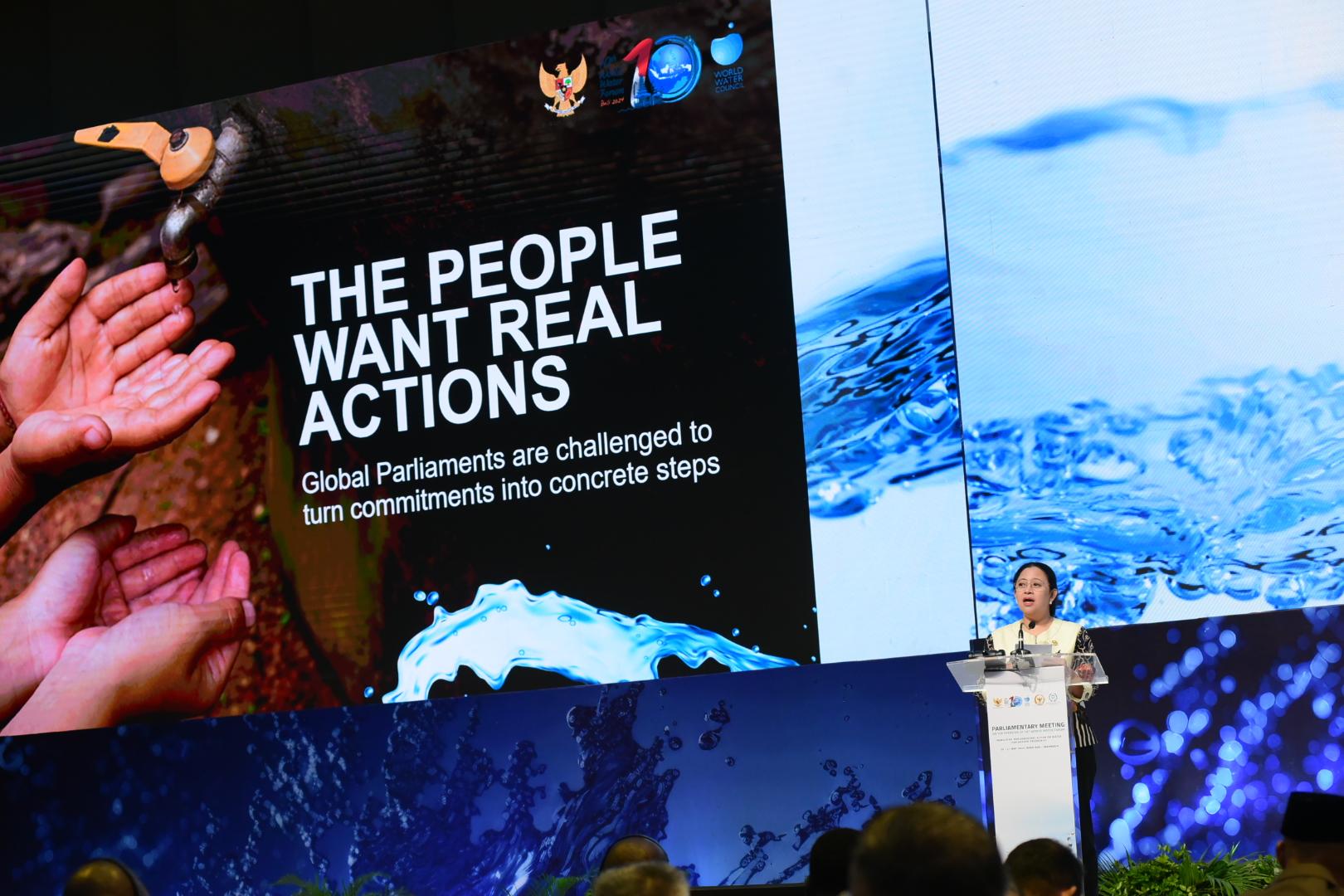 Puan Sampaikan 'Nusa Dua Communique' Hasil Pertemuan Parlemen di WWF 2024