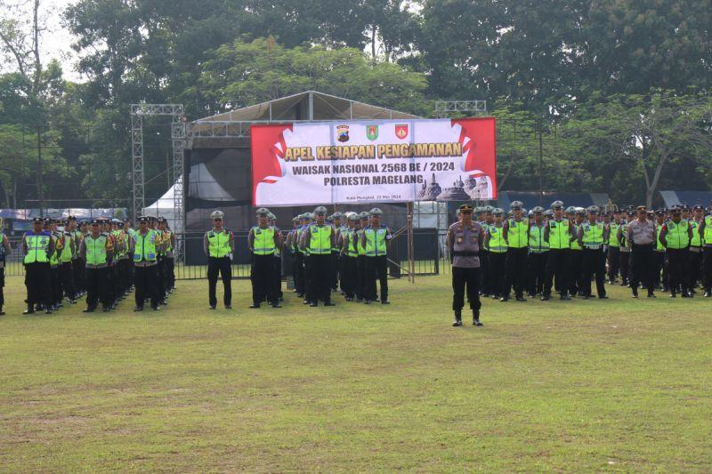 866 Personel Gabungan Amankan Perayaan Waisak di Candi Borobudur