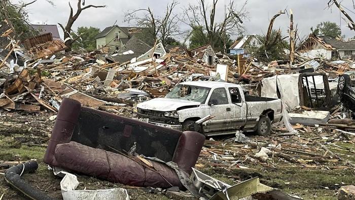 Tornado Ekstrem Terjadi di 3 Kota AS, Rumah hingga Kendaraan Hancur