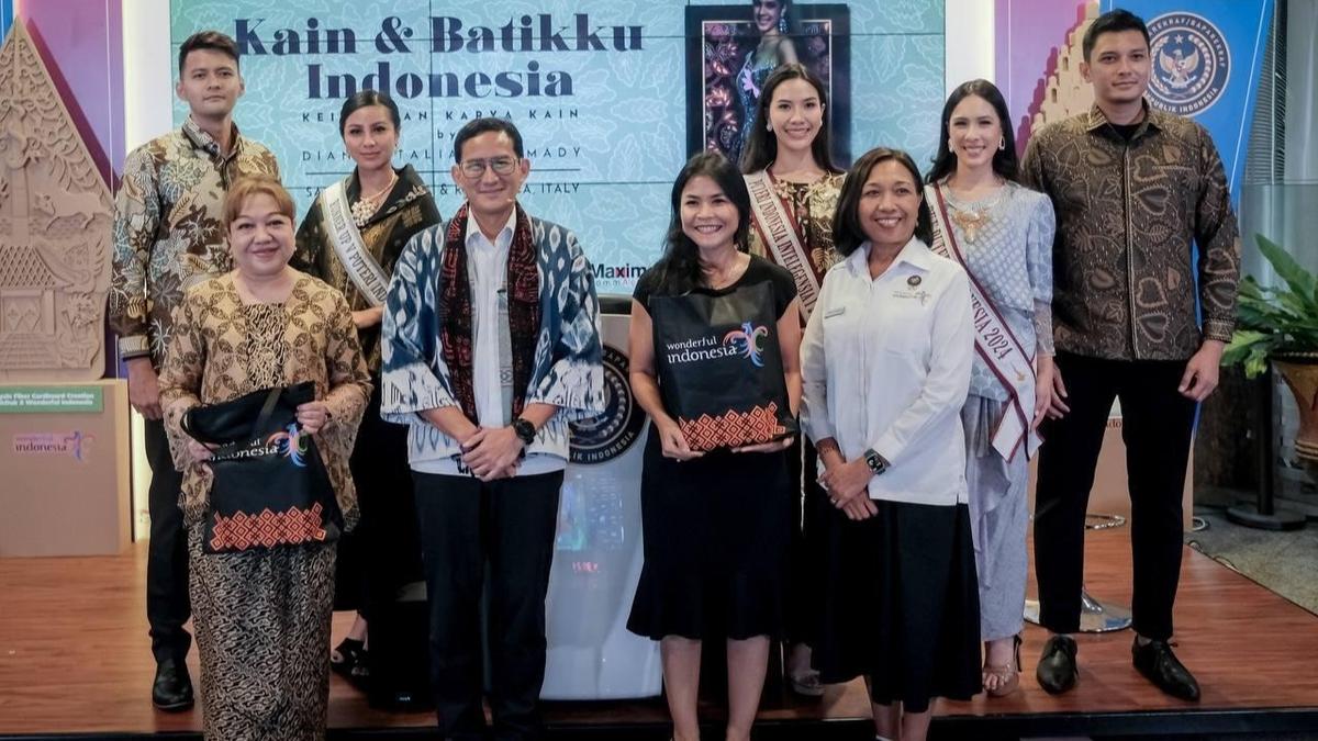 Kemenparekraf Dukung Pagelaran “Keindahan Karya Kain dan Batik Ku Indonesia” di Italia