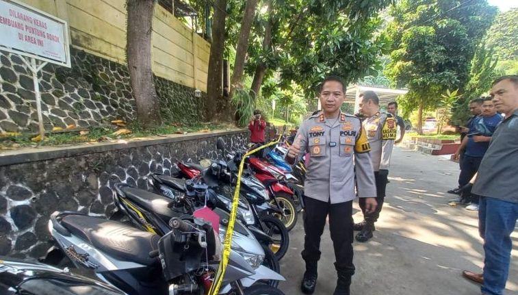 Buronan Kasus Pencurian Motor di Sukabumi, Puluhan Unit Disita