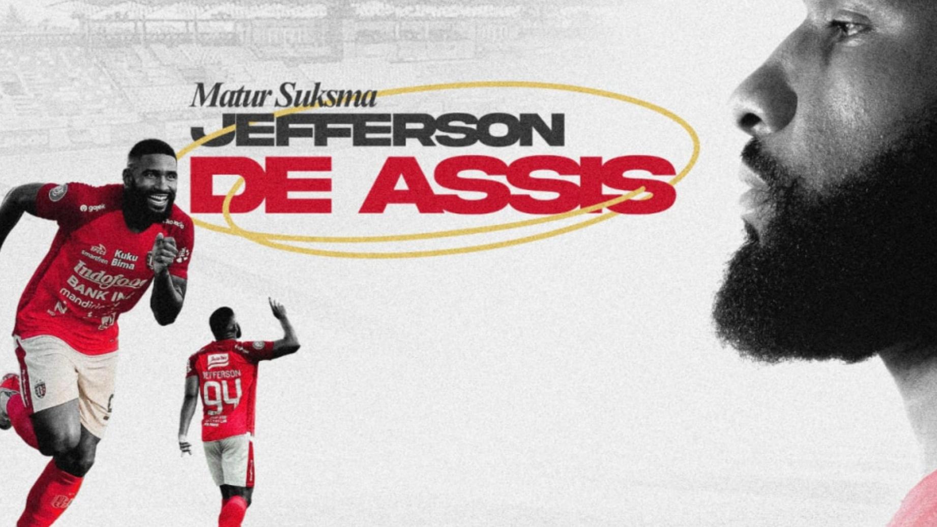 Top Skor Bali United Jefferson Assis Resmi Keluar