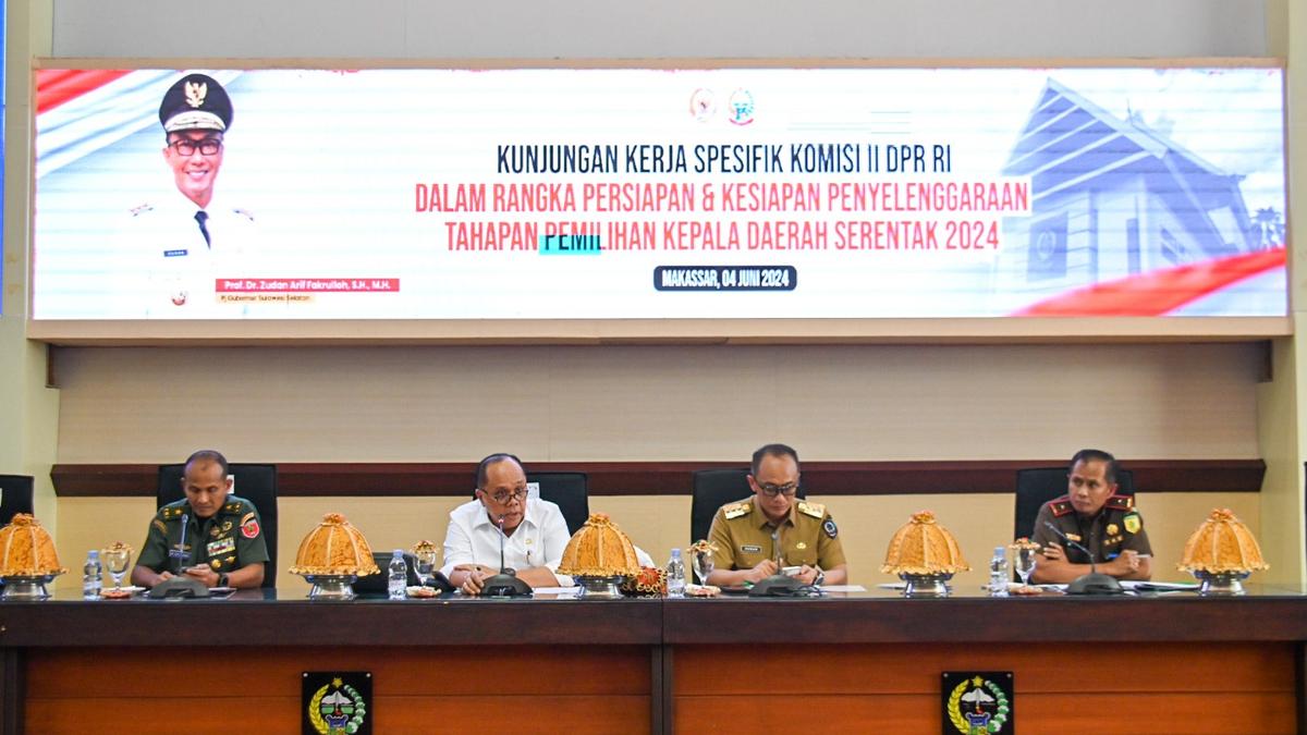 Persiapan Pilkada, Komisi II Soroti Kebutuhan Anggaran hingga Indeks Kerawanan Pemilu di Sulsel