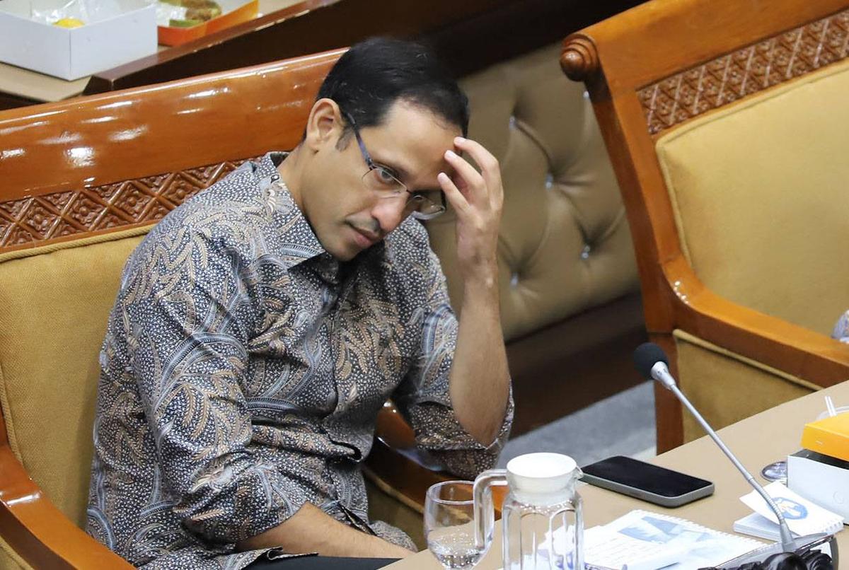 Rapat Anggaran Bersama Komisi X DPR, Nadiem Kena Semprot