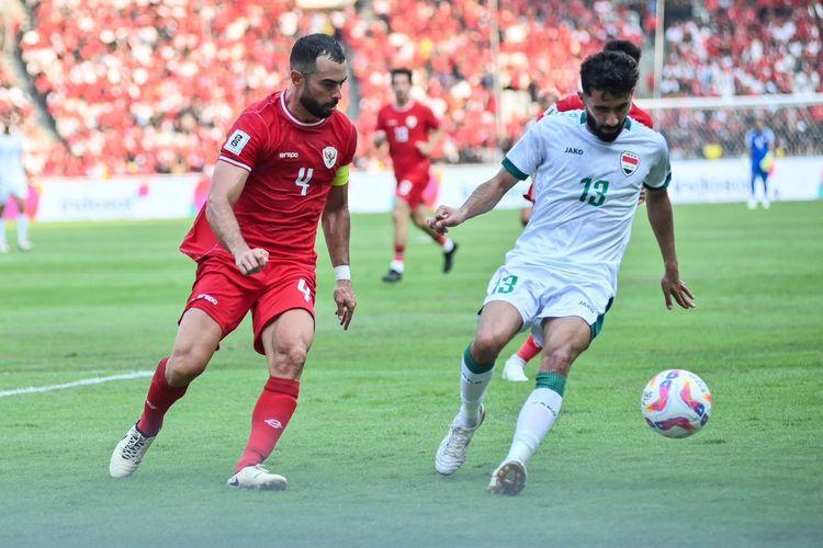 10 Pemain Indonesia Takluk dari Irak 0-2
