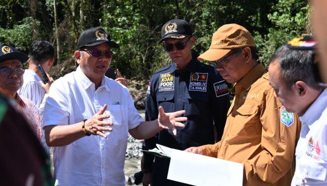 Tinjau Dampak Banjir Sungai Batang Anai, Sudin Dorong Perbaikan Berbagai Sektor