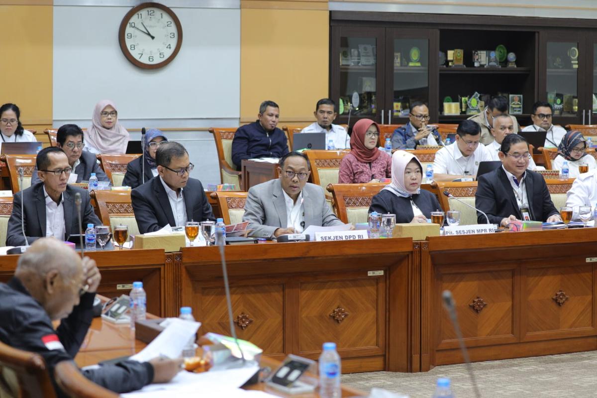 RDP Dengan Komisi III DPR RI, Sekjen DPD RI Rahman Hadi Paparkan Kebutuhan Anggaran Kegiatan DPD RI Sebagai Wakil Daerah