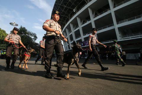 Jelang Laga Indonesia vs Filipina, 2.086 Personil Keamanan Diterjunkan