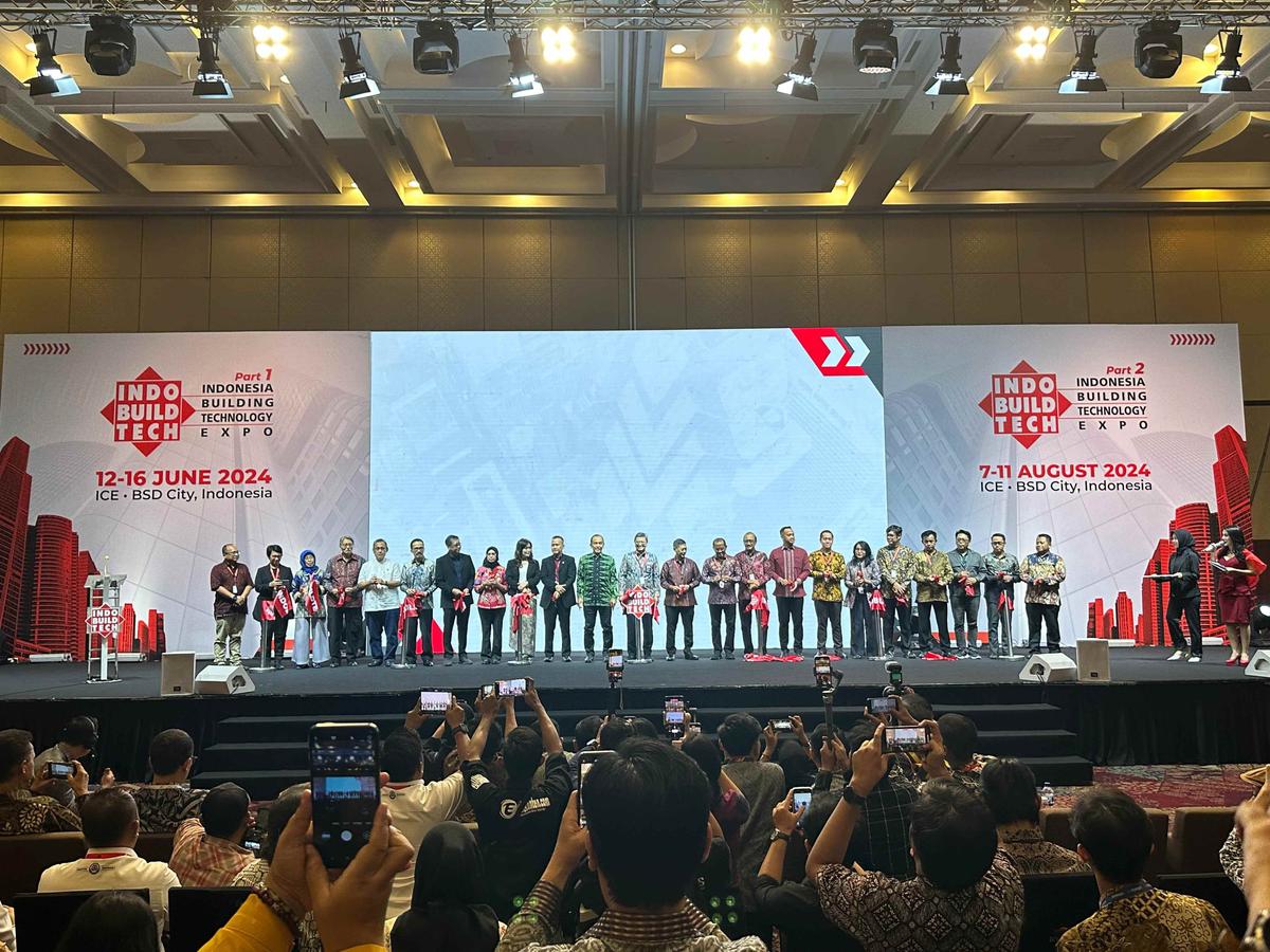 Potret Opening IndoBuildTech Expo