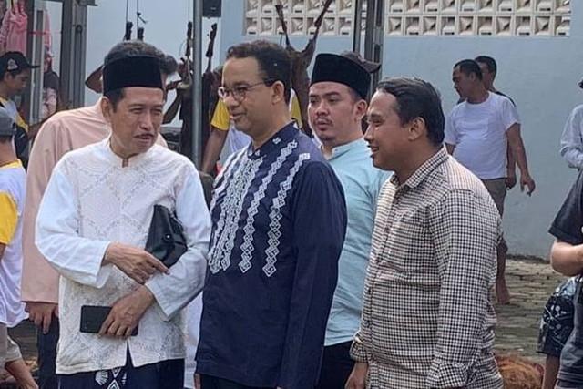 Anies Sembelih Sendiri Hewan Kurban Miliknya: Teladani Nabi Ibrahim