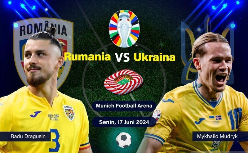 Pembukaan Grup E, Timnas Rumania Sabet Kemenangan 3-0 Atas Ukraina
