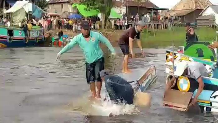 Speedboat di Ogan Ilir Terbalik, 2 Orang Tenggelam