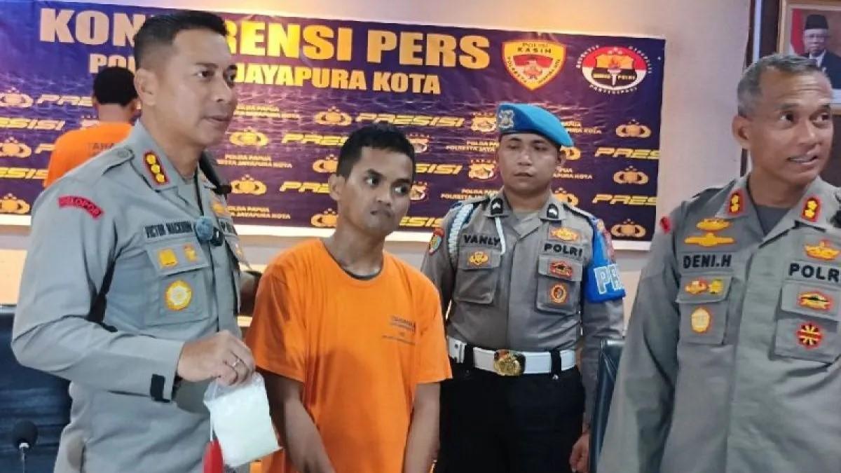 Peredaran Sabu Senilai Rp1,3 Miliar di Makassar Digagalkan Polresta Jayapura