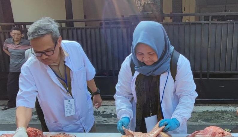 164,5 Kilogram Jeroan Hewan Kurban Tak Layak Konsumsi Dimusnahkan