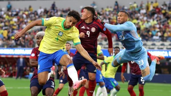 Hasil Copa America: Brazil Ditahan Imbang Kosta Rika Tanpa Gol
