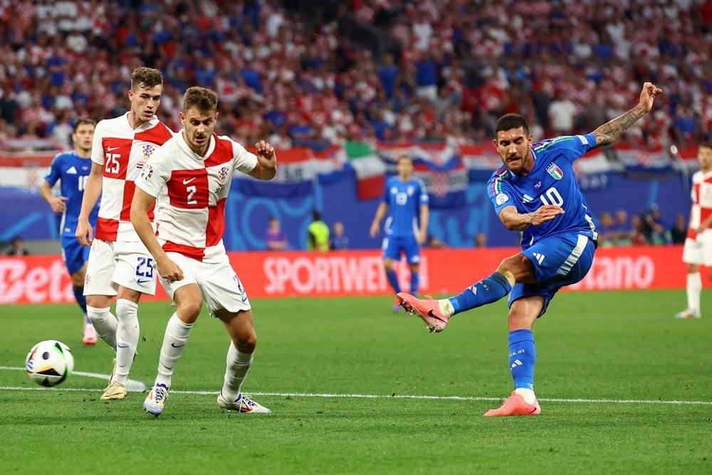 Tahan Imbang Kroasia 1-1, Italia Temani Spanyol ke Babak 16 Besar