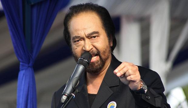 Surya Paloh Cek Elektabilitas Ahmad Sahroni untuk Pilgub Jakarta