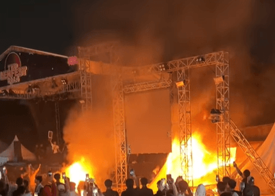 Polisi Segera Periksa Pelaku Kerusuhan-Pembakaran Konser Musik di Pasar Kemis